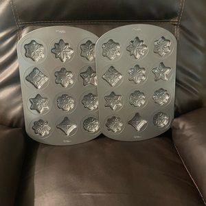 2. Wilton 12 slot snowflake cookie sheets.  Rarely used